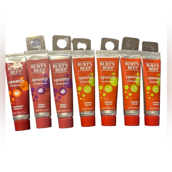 Burt's Bees Squeezy Tinted Lip Balm Collection - Picture 1 of 4